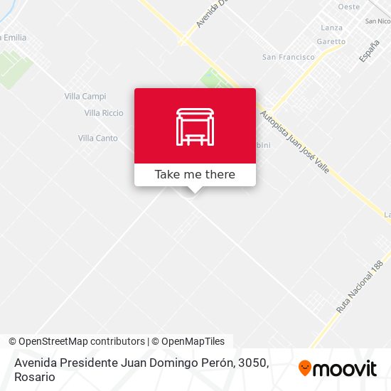 Avenida Presidente Juan Domingo Perón, 3050 map