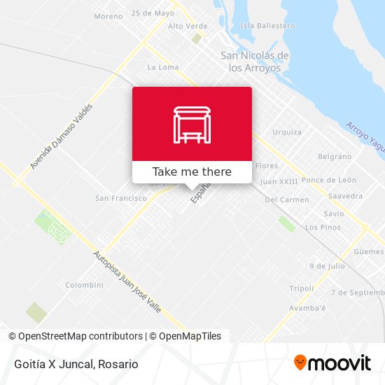 Mapa de Goitía X Juncal