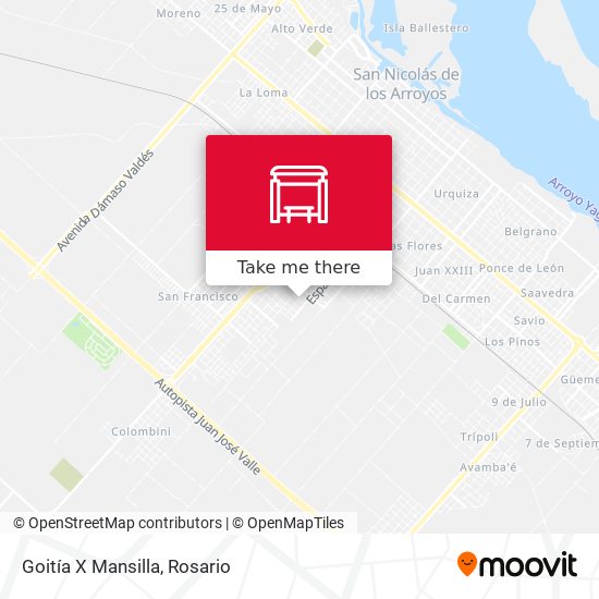 Goitía X Mansilla map