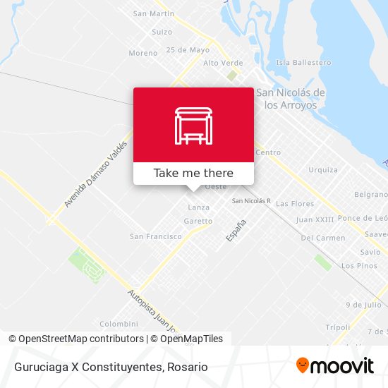 Mapa de Guruciaga X Constituyentes