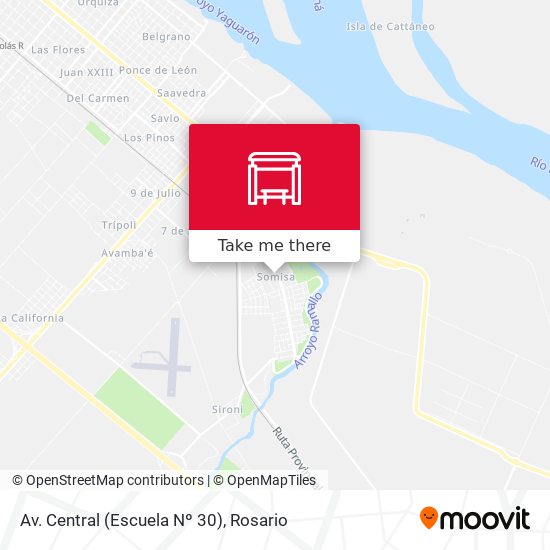 Av. Central (Escuela Nº 30) map