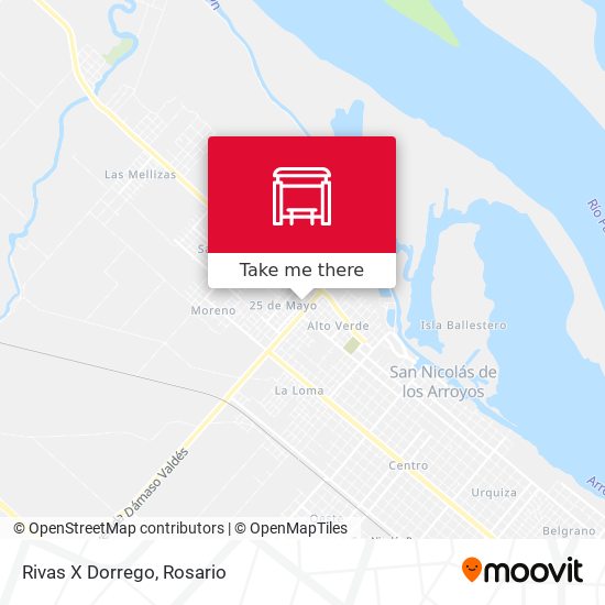 Rivas X Dorrego map