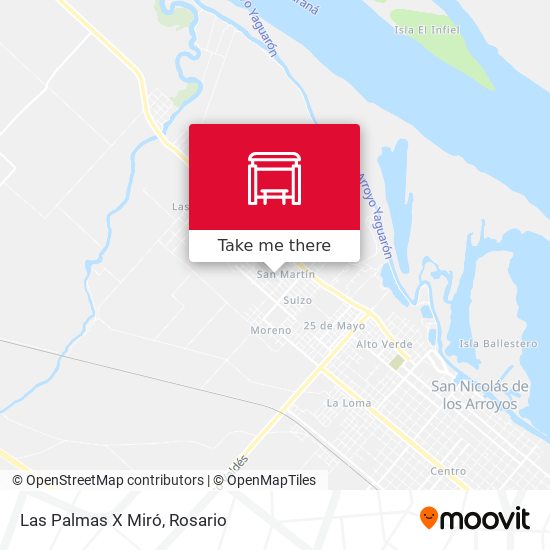Mapa de Las Palmas X Miró