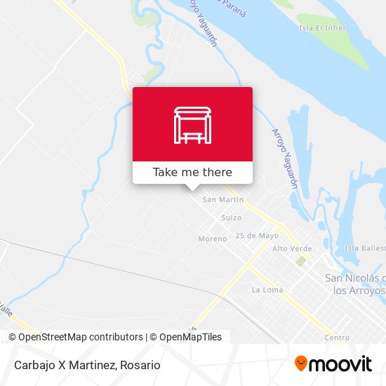 Mapa de Carbajo X Martinez