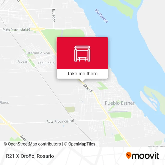 R21 X Oroño map