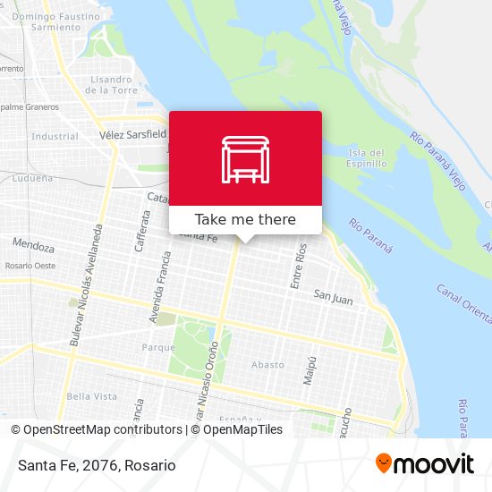 Mapa de Santa Fe, 2076