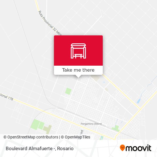 Boulevard Almafuerte - map