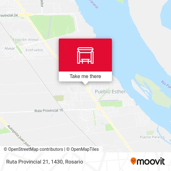 Ruta Provincial 21, 1430 map