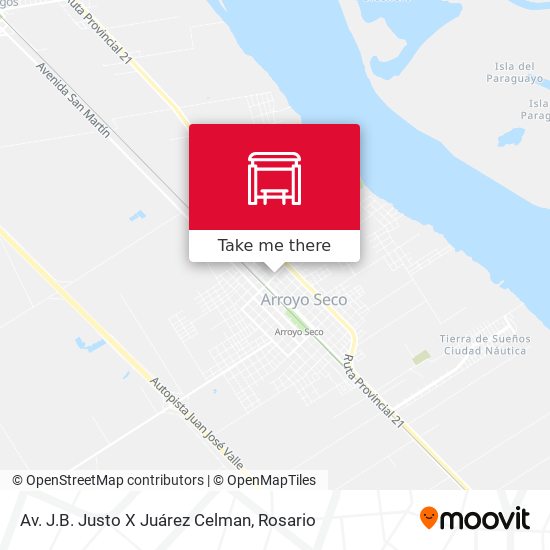Av. J.B. Justo X Juárez Celman map