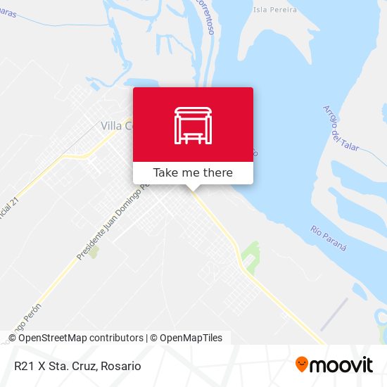 R21 X Sta. Cruz map