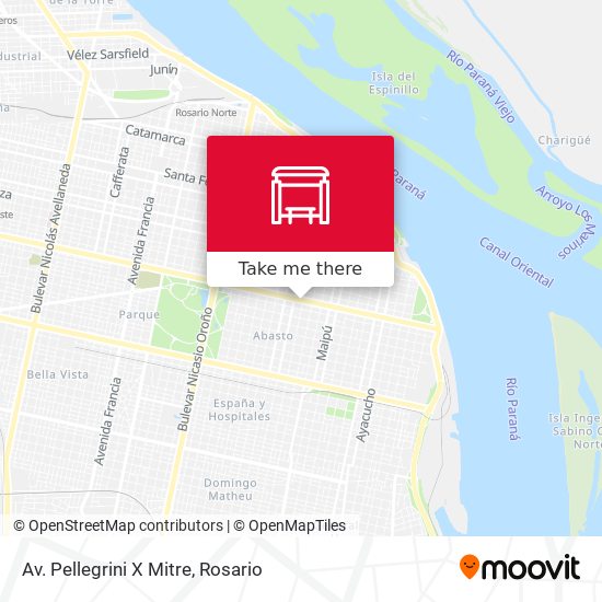 Mapa de Av. Pellegrini X Mitre