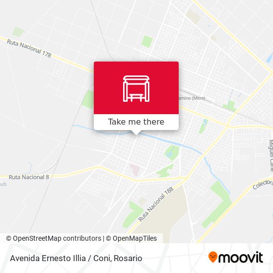 Avenida Ernesto Illia / Coni map