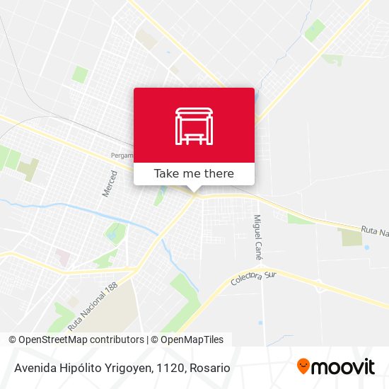 Avenida Hipólito Yrigoyen, 1120 map