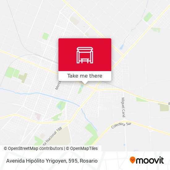 Mapa de Avenida Hipólito Yrigoyen, 595