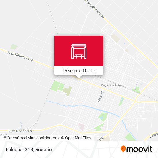 Falucho, 358 map