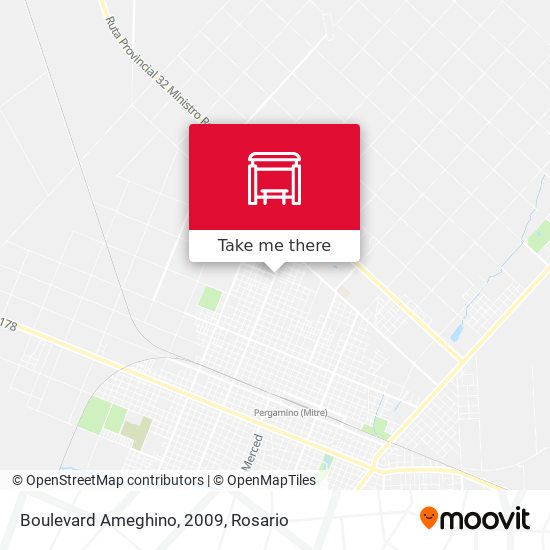 Boulevard Ameghino, 2009 map