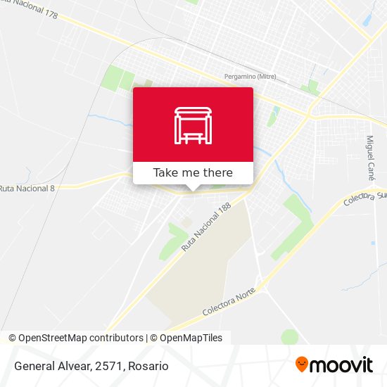 Mapa de General Alvear, 2571
