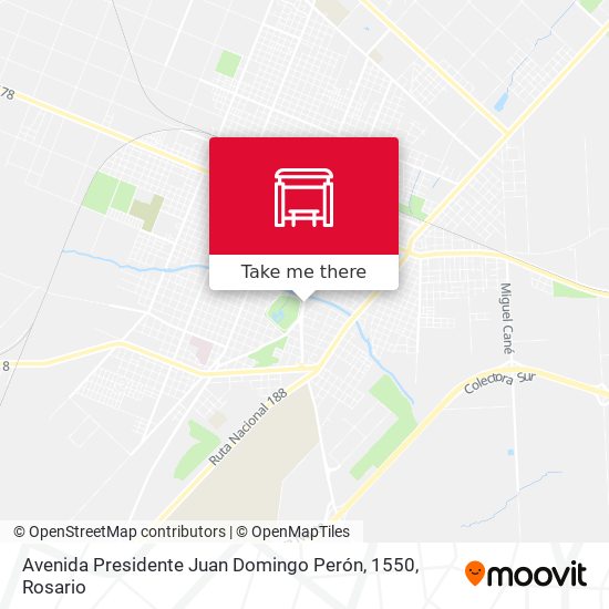 Avenida Presidente Juan Domingo Perón, 1550 map