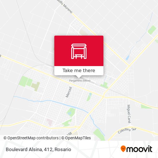 Boulevard Alsina, 412 map