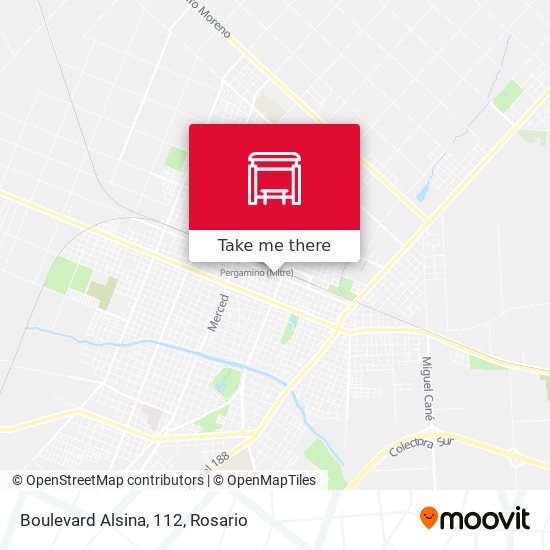 Boulevard Alsina, 112 map