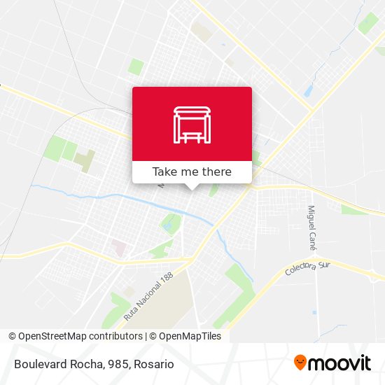 Boulevard Rocha, 985 map