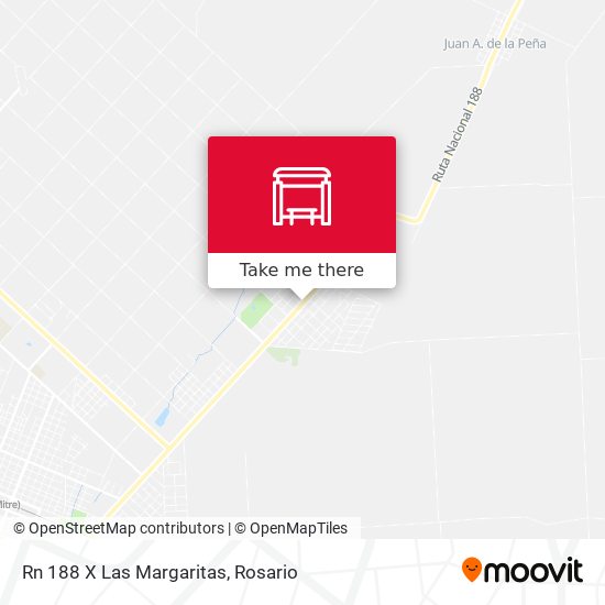 Rn 188 X Las Margaritas map