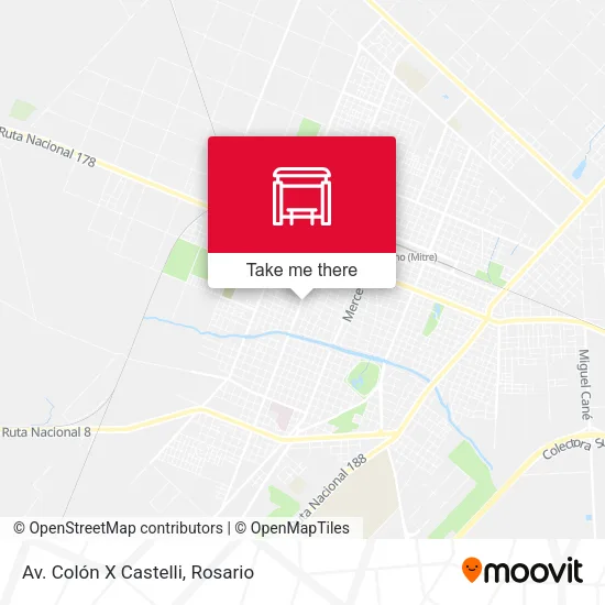 Mapa de Av. Colón X Castelli