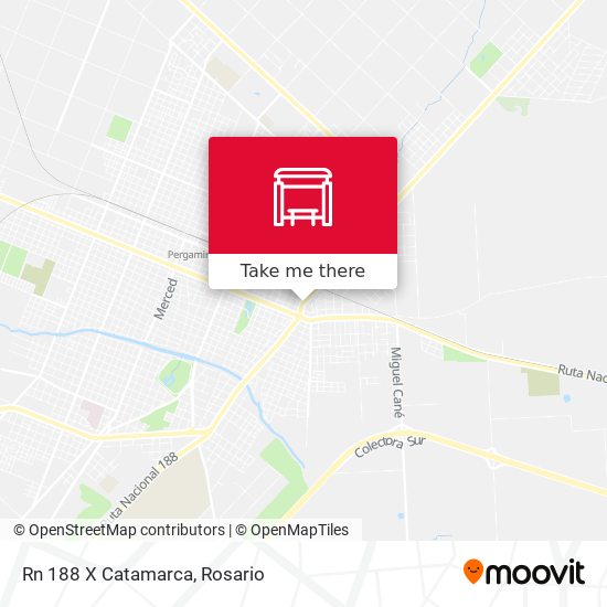 Mapa de Rn 188 X Catamarca