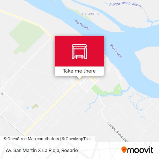Mapa de Av. San Martin X La Rioja