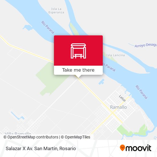 Salazar X Av. San Martin map