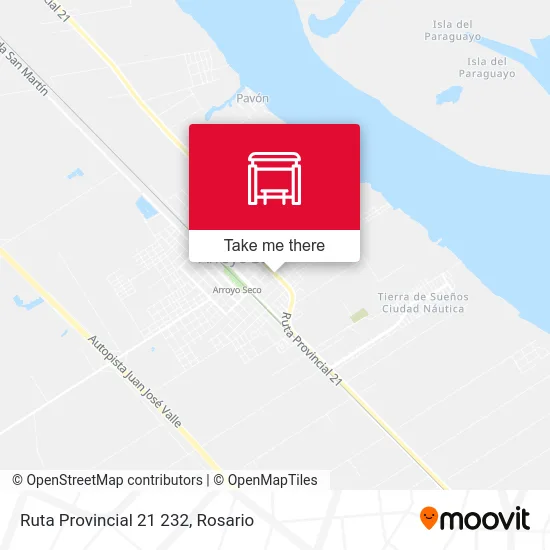 Ruta Provincial 21 232 map