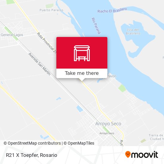 Mapa de R21 X Toepfer