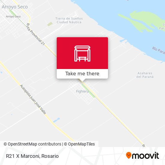 Mapa de R21 X Marconi
