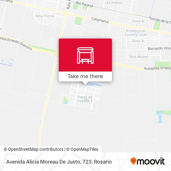 Avenida Alicia Moreau De Justo, 723 map