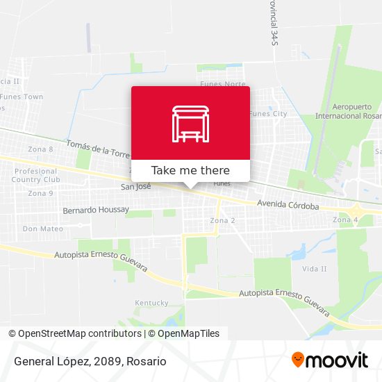 General López, 2089 map