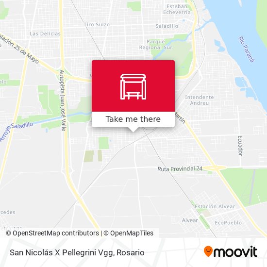 Mapa de San Nicolás X Pellegrini Vgg
