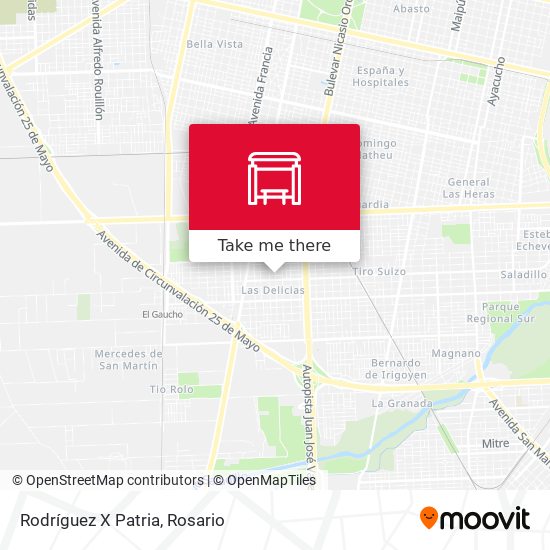 Mapa de Rodríguez X Patria