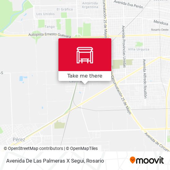 Avenida De Las Palmeras X Segui map