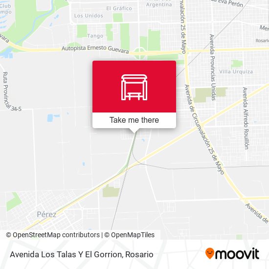 Avenida Los Talas Y El Gorrion map