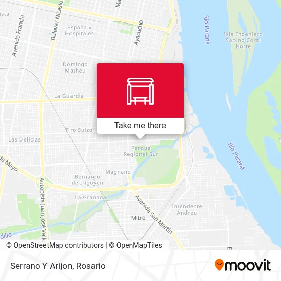 Serrano Y Arijon map