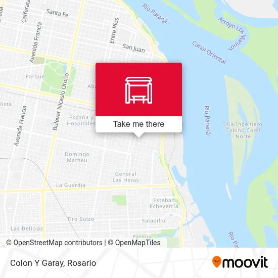 Colon Y Garay map