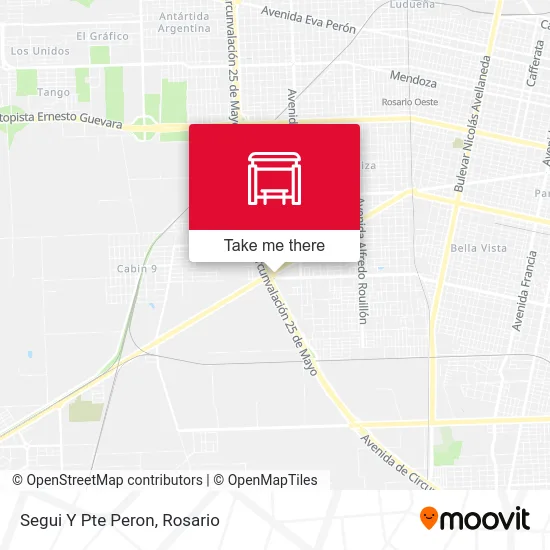Segui Y Pte Peron map