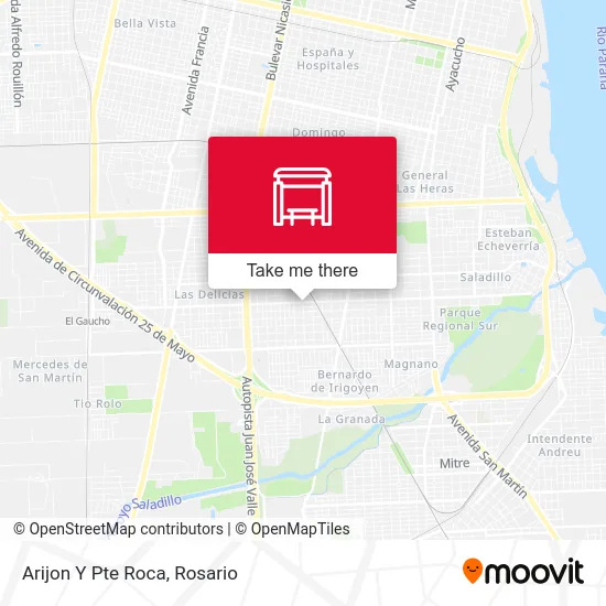 Arijon Y Pte Roca map