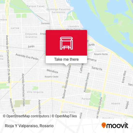 Rioja Y Valparaiso map