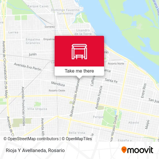 Rioja Y Avellaneda map