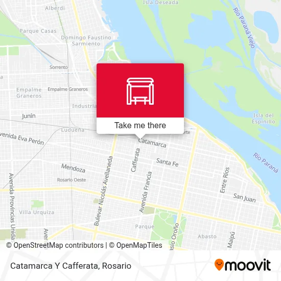 Catamarca Y Cafferata map