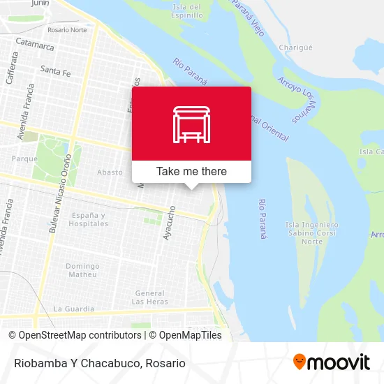 Riobamba Y Chacabuco map