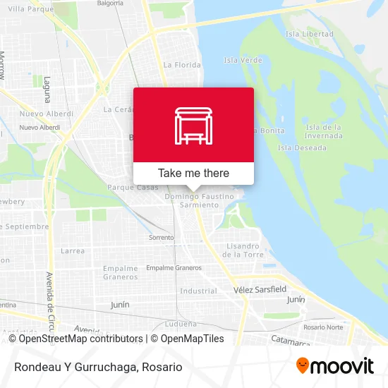 Rondeau Y Gurruchaga map