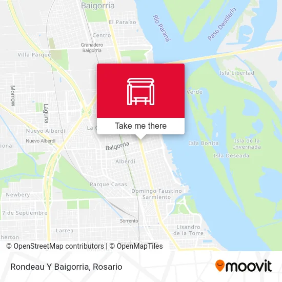 Rondeau Y Baigorria map