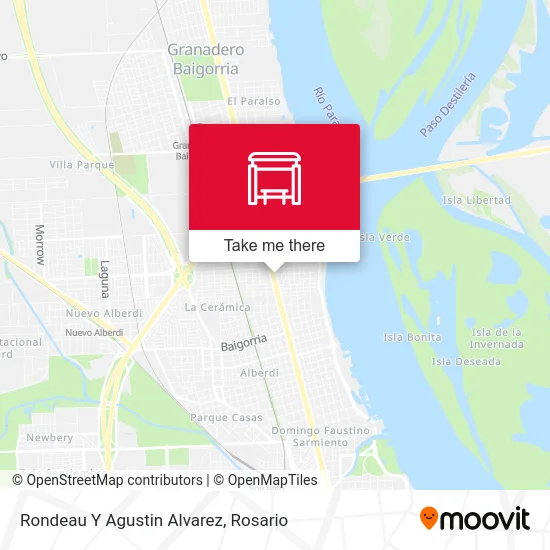 Rondeau Y Agustin Alvarez map